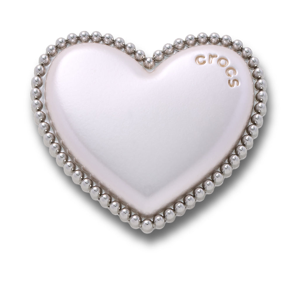 CROCS Jibbitz Pearlized Heart Shoes Charm - Supersports Thailand
