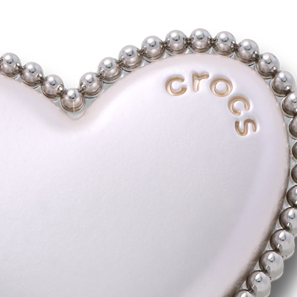 CROCS Jibbitz Pearlized Heart Shoes Charm - Supersports Thailand Supersports Thailand