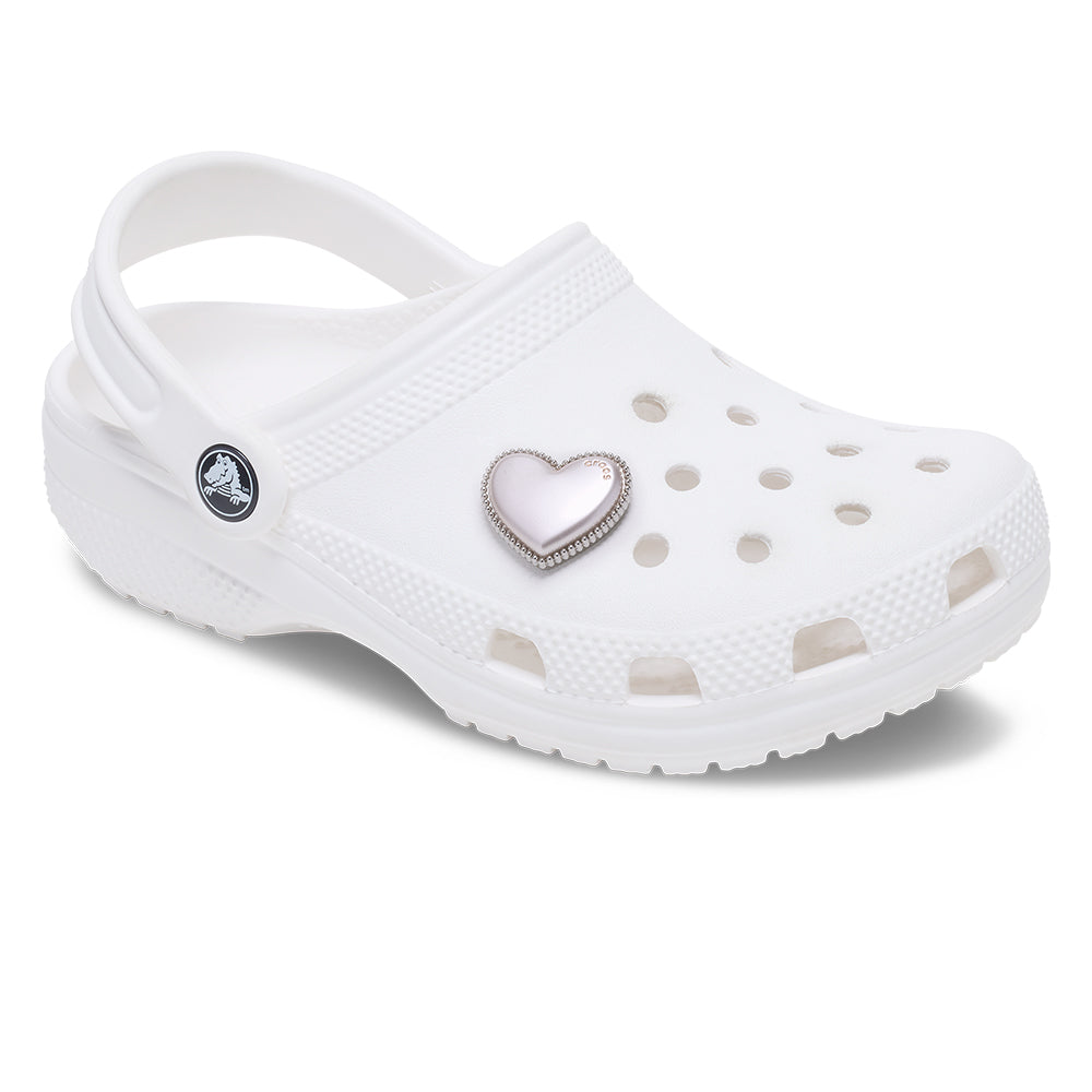 CROCS Jibbitz Pearlized Heart Shoes Charm - Supersports Thailand
