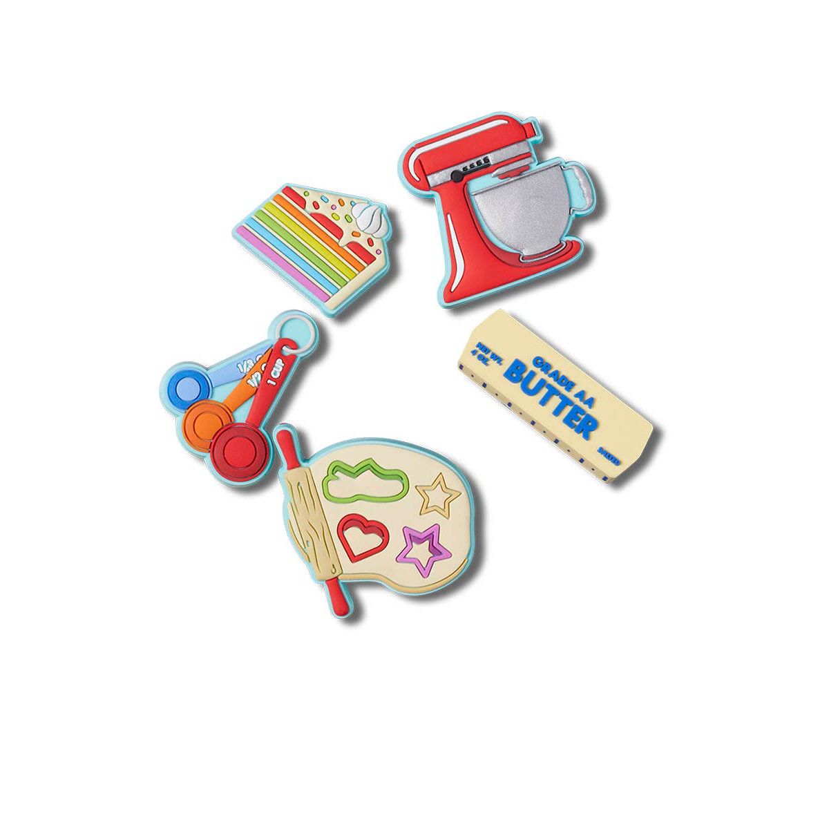CROCS Jibbitz Wake and Bake 5-Pack Shoes Charm - Supersports Thailand Supersports Thailand