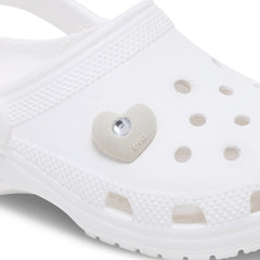 CROCS Jibbitz Rhinestone Flocked Heart Shoes Charm - Supersports Thailand