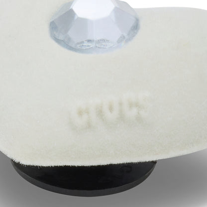 CROCS Jibbitz Rhinestone Flocked Heart Shoes Charm - Supersports Thailand