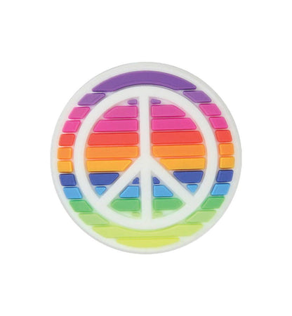 CROCS Jibbitz Rainbow Peace Sign Shoe Charms - Supersports Thailand