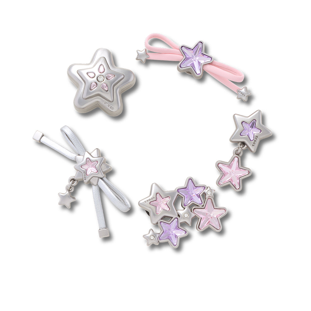 CROCS Jibbitz Stars and Bows 5 Pack ตัวติดรองเท้า Supersports Thailand