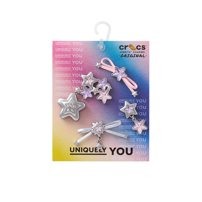 CROCS Jibbitz Stars and Bows 5 Pack ตัวติดรองเท้า