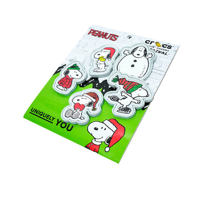 CROCS Jibbitz Peanuts Elevated 5 Pack ตัวติดรองเท้า