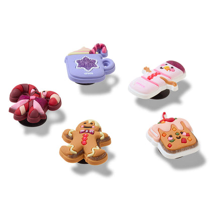CROCS Jibbitz Cute Winter Foods 5-Pack ตัวติดรองเท้า