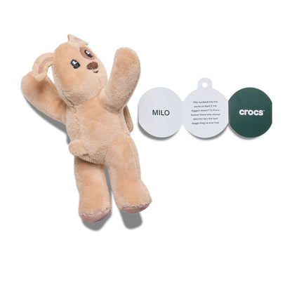 CROCS Jibbitz Huggitz Brown Puppy ตัวติดรองเท้า