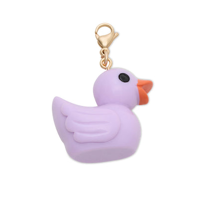 CROCS Jibbitz Purple Rubber Duck ตัวติดรองเท้า