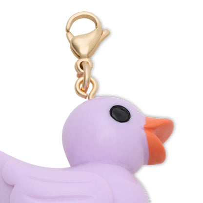 CROCS Jibbitz Purple Rubber Duck ตัวติดรองเท้า