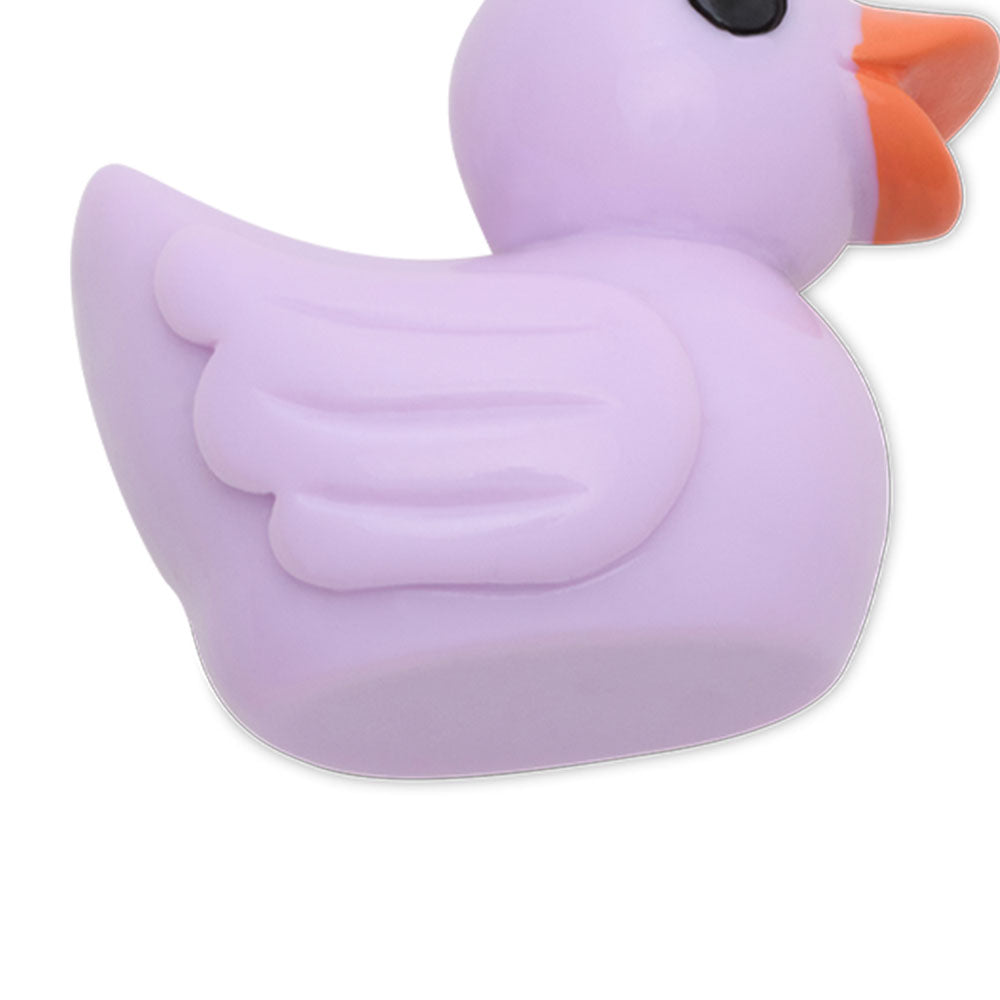 CROCS Jibbitz Purple Rubber Duck ตัวติดรองเท้า