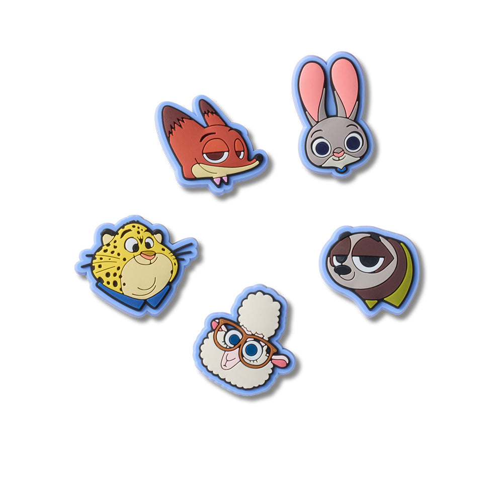 CROCS Jibbitz Zootopia 5-Pack Shoes Charm