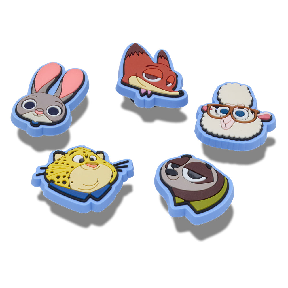 CROCS Jibbitz Zootopia 5-Pack Shoes Charm