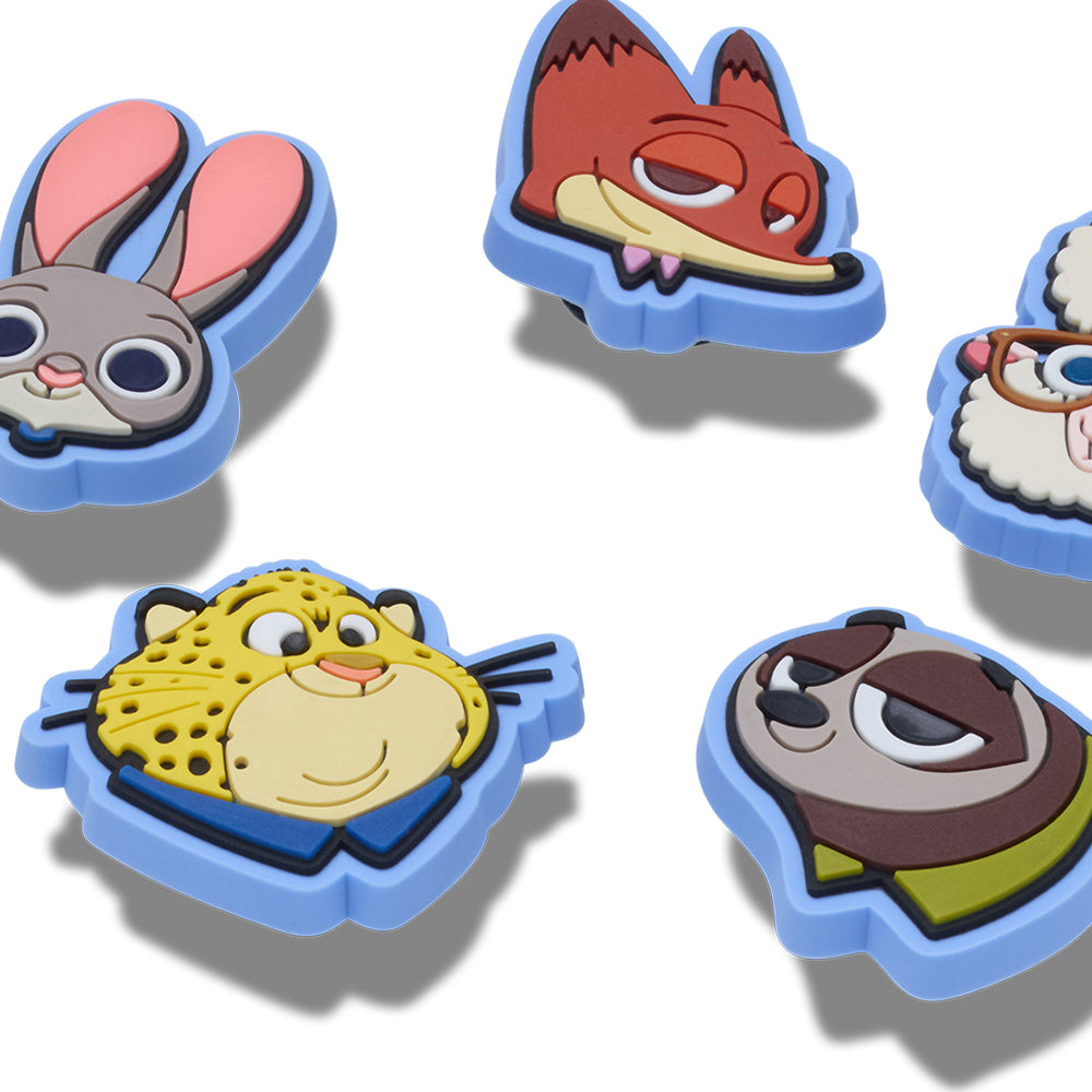 CROCS Jibbitz Zootopia 5-Pack Shoes Charm