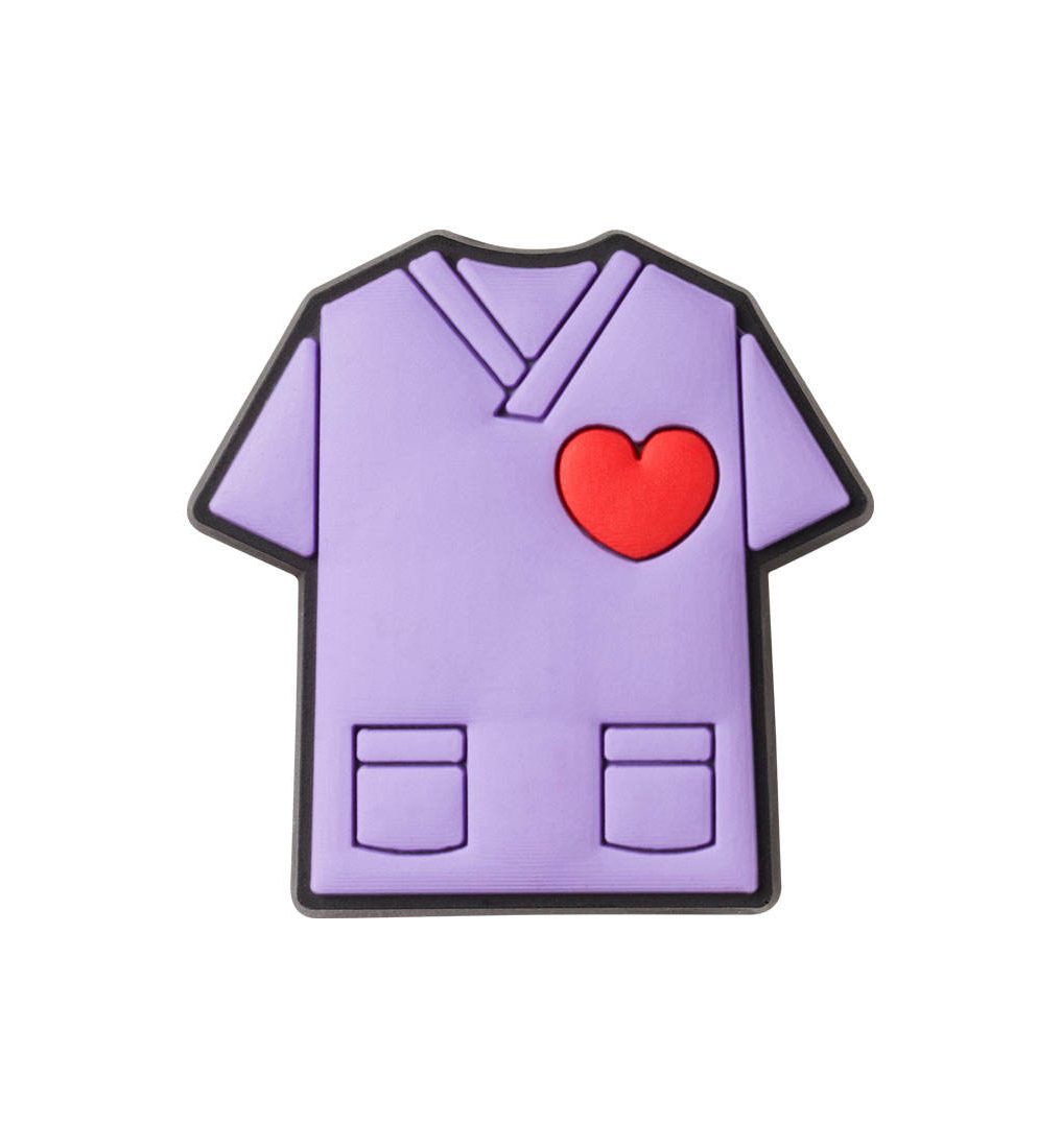 CROCS Jibbitz Purple Shirt Shoes Charm - Supersports Thailand Supersports Thailand