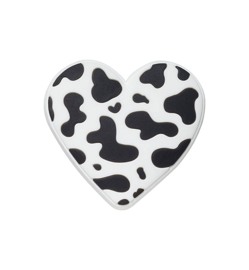 CROCS Jibbitz Cow Print Heart Shoe Charms - Supersports Thailand