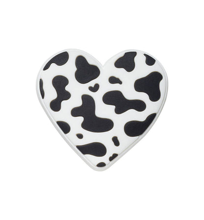 CROCS Jibbitz Cow Print Heart Shoe Charms - Supersports Thailand