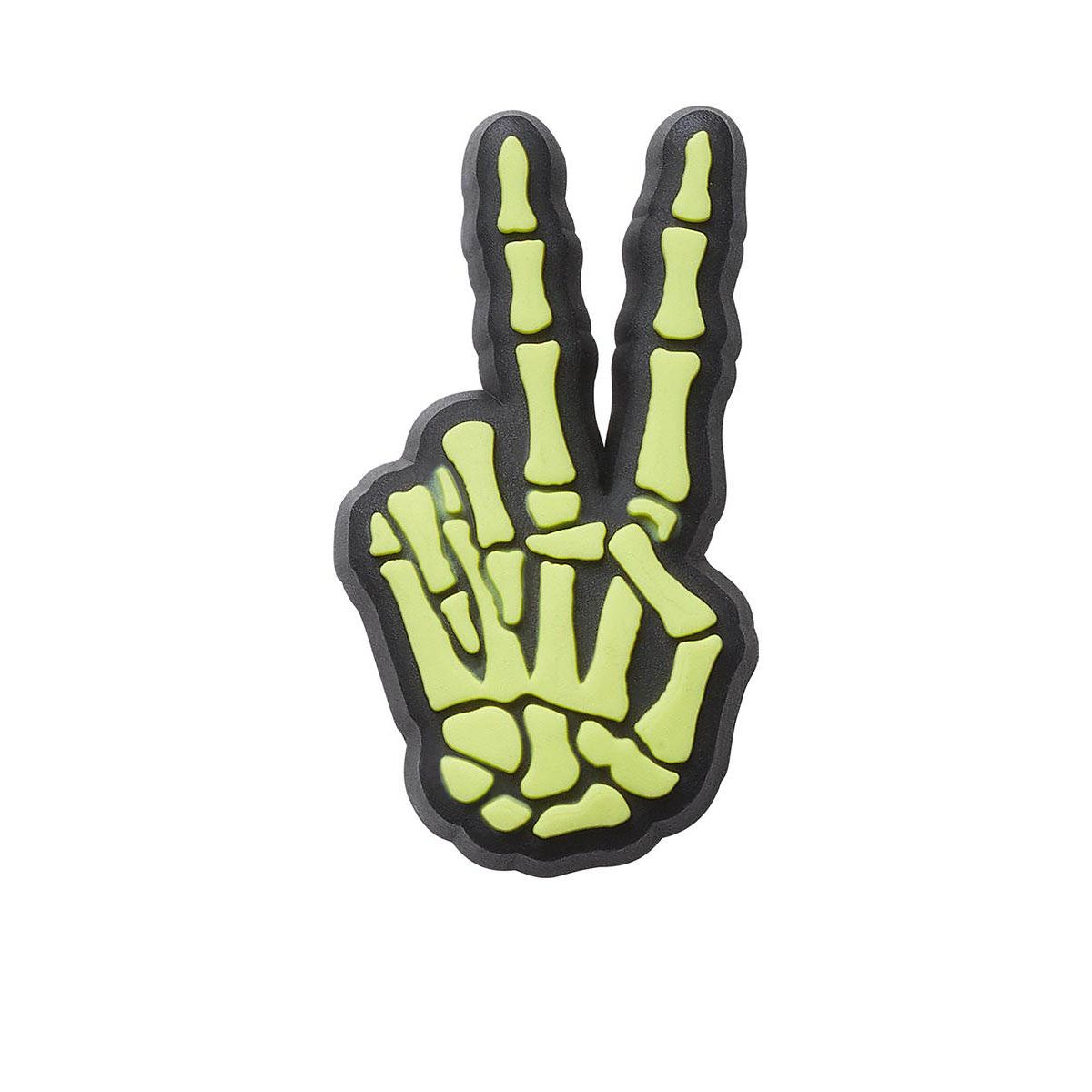 CROCS Jibbitz Skeleton Peace Sign Shoes Charm - Supersports Thailand Supersports Thailand