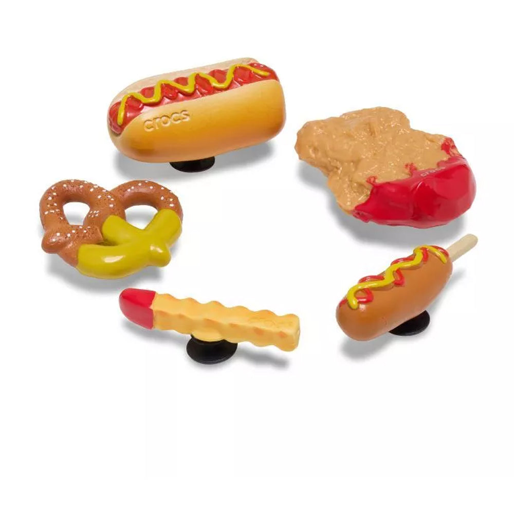 CROCS Jibbitz Junk Food 5-Pack Shoes Charm - Supersports Thailand