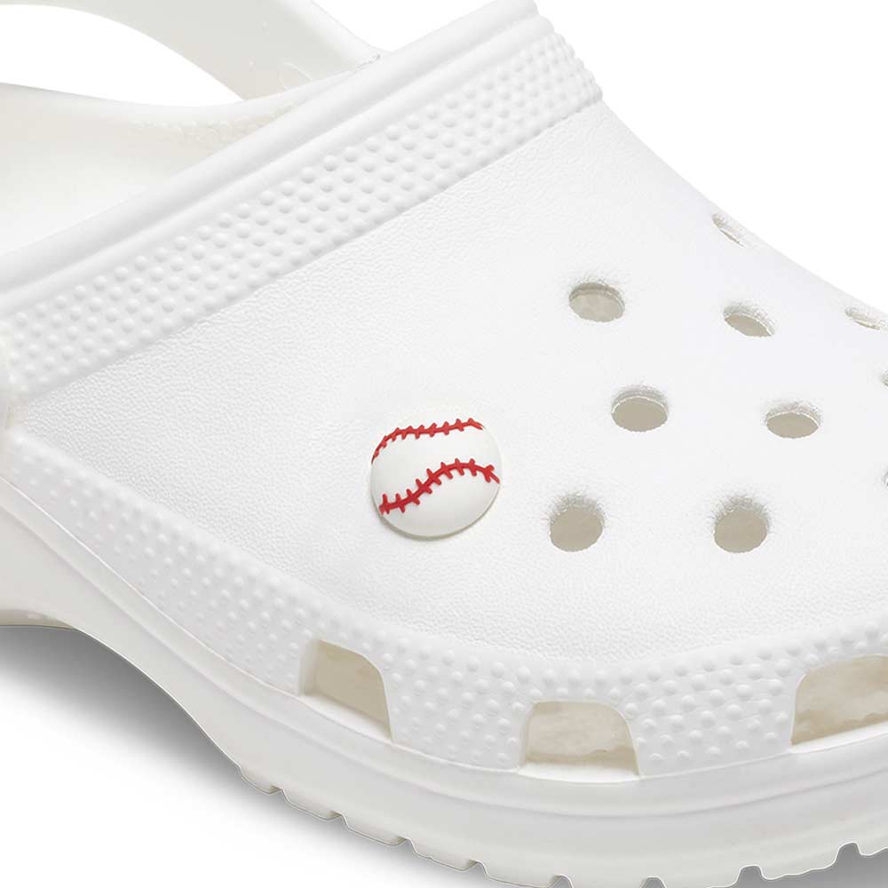 CROCS Jibbitz Textured Baseball Shoes Charm - Supersports Thailand
