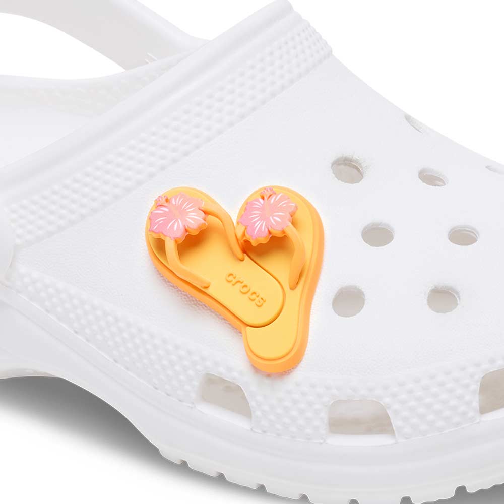 CROCS Jibbitz Hibiscus Flip Flops Shoes Charm - Supersports Thailand