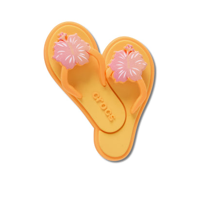 CROCS Jibbitz Hibiscus Flip Flops Shoes Charm - Supersports Thailand