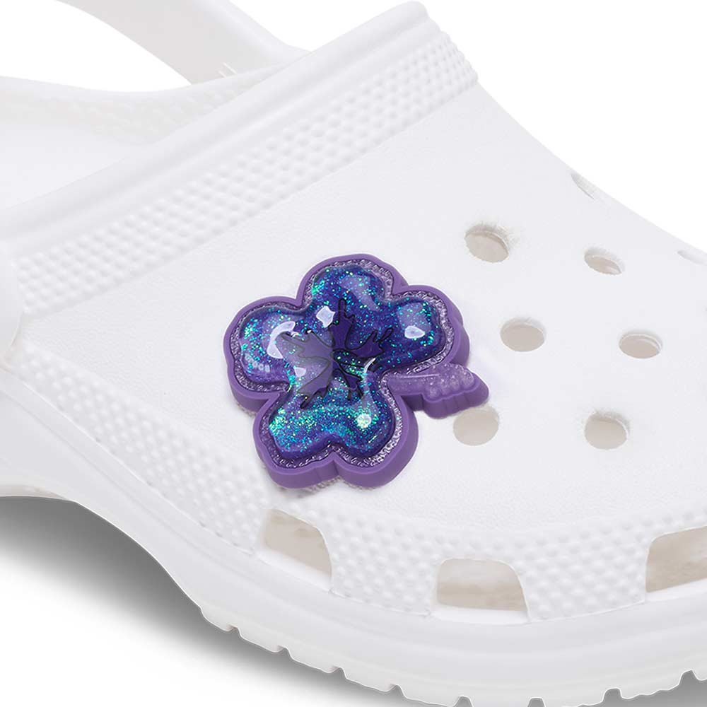 CROCS Jibbitz Purple Hibiscus Shoes Charm - Supersports Thailand Supersports Thailand