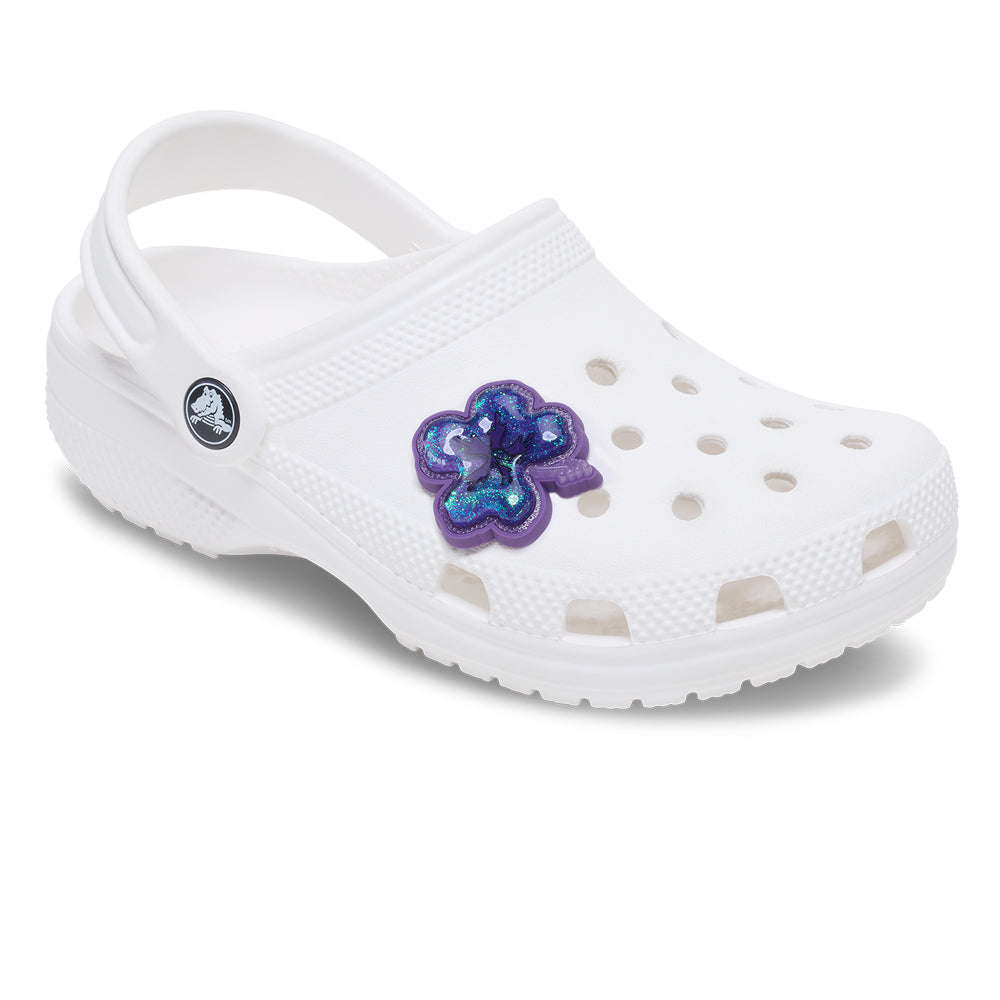 CROCS Jibbitz Purple Hibiscus Shoes Charm - Supersports Thailand