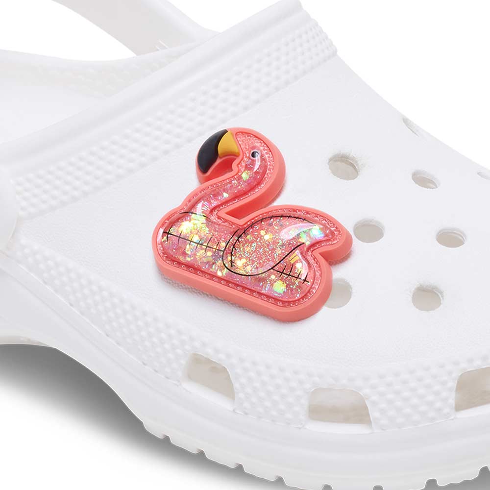 CROCS Jibbitz Squish flamingo floatie Shoes Charm - Supersports Thailand Supersports Thailand