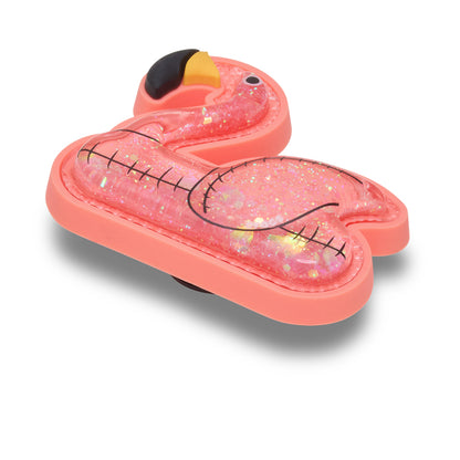 CROCS Jibbitz Squish flamingo floatie Shoes Charm - Supersports Thailand