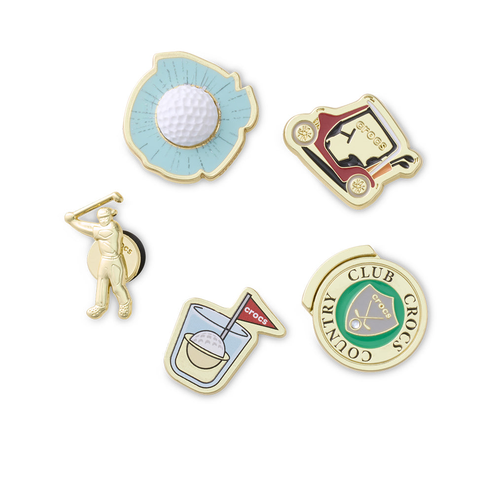 CROCS Jibbitz Country Club Golf 5 Pack Shoes Charm Supersports Thailand