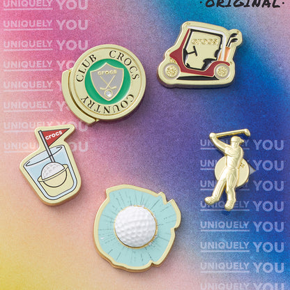 CROCS Jibbitz Country Club Golf 5 Pack Shoes Charm