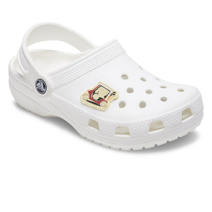 CROCS Jibbitz Gold and Red Golf Cart 5 Pack Shoes Charm