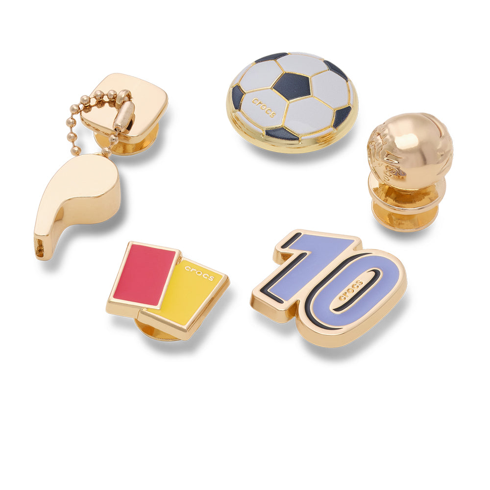 CROCS Jibbitz Back Of The Net 5-Pack Shoes Charm - Supersports Thailand