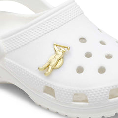 CROCS Jibbitz Gold Golfer Shoes Charm