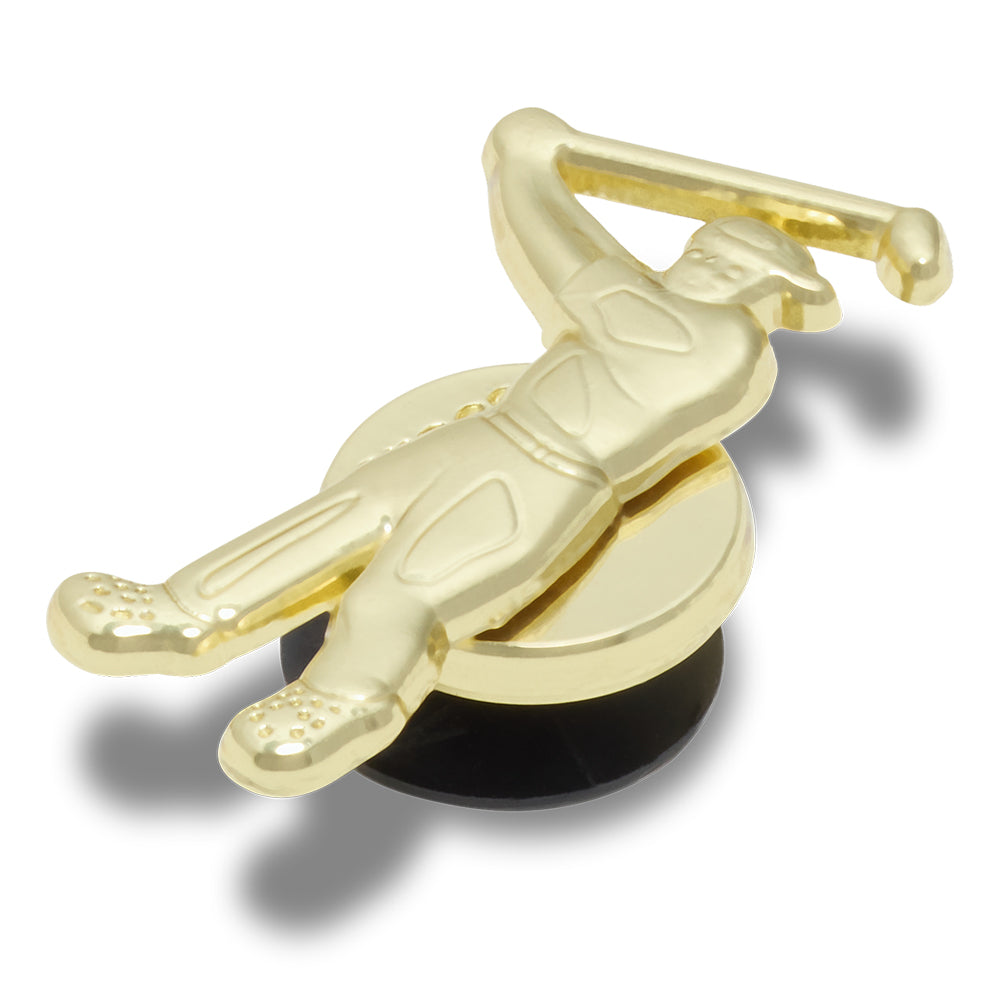 CROCS Jibbitz Gold Golfer Shoes Charm Supersports Thailand