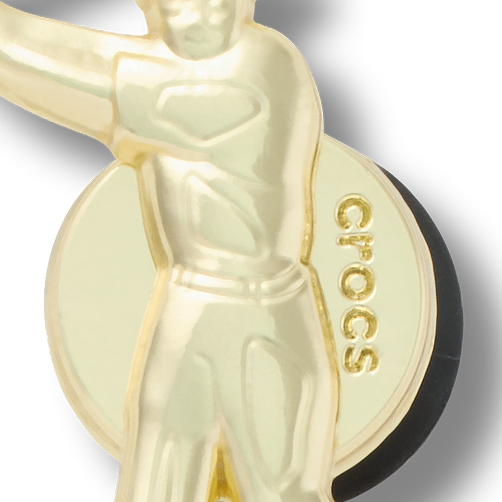 CROCS Jibbitz Gold Golfer Shoes Charm Supersports Thailand