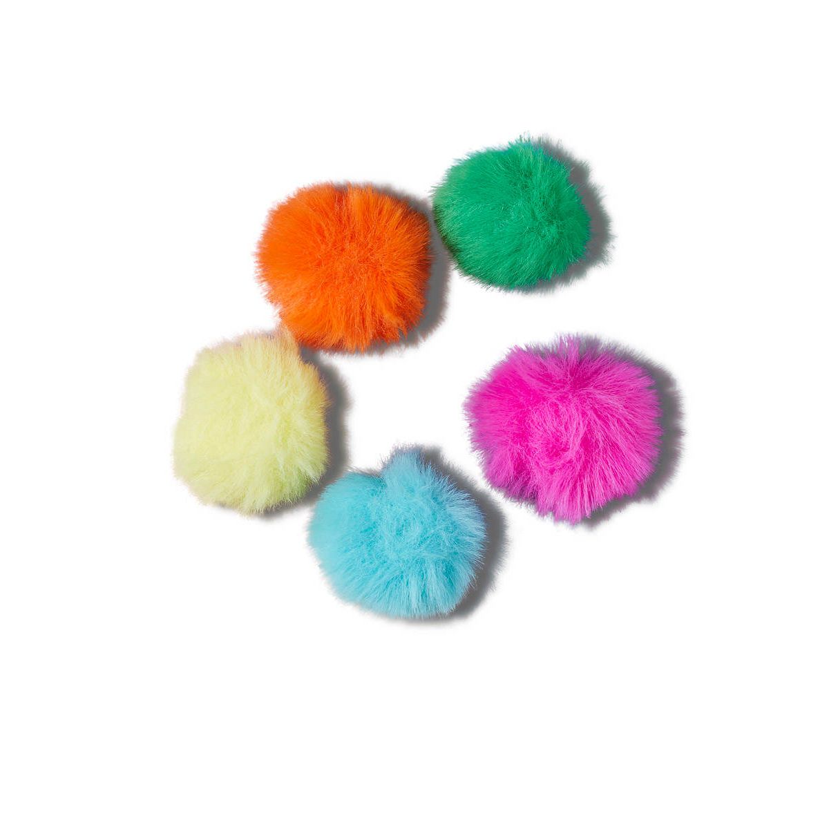 CROCS Jibbitz 80s Neon Puff Ball 5-Pack Shoes Charm - Supersports Thailand Supersports Thailand