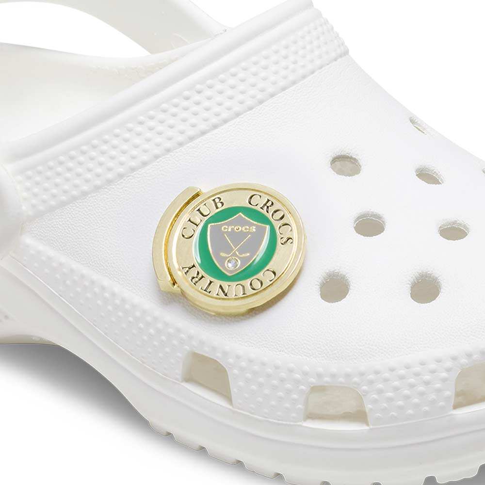 CROCS Jibbitz Gold Country Club Ball Marker Shoes Charm Supersports Thailand