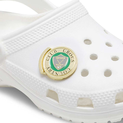 CROCS Jibbitz Gold Country Club Ball Marker Shoes Charm