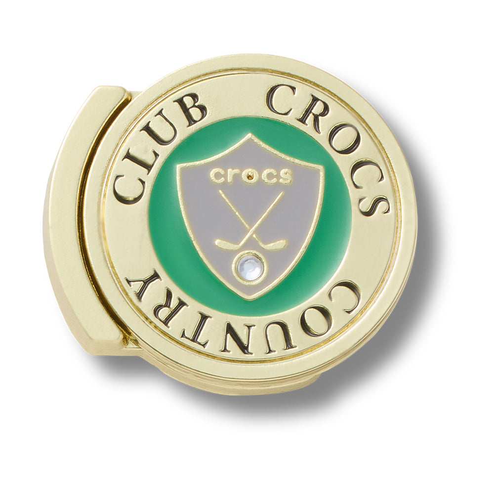 CROCS Jibbitz Gold Country Club Ball Marker Shoes Charm Supersports Thailand