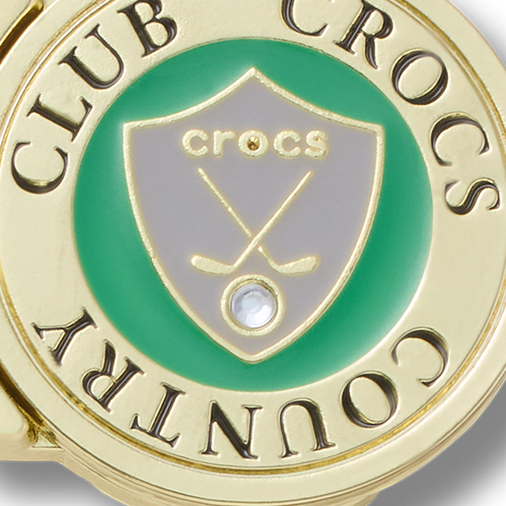 CROCS Jibbitz Gold Country Club Ball Marker Shoes Charm Supersports Thailand