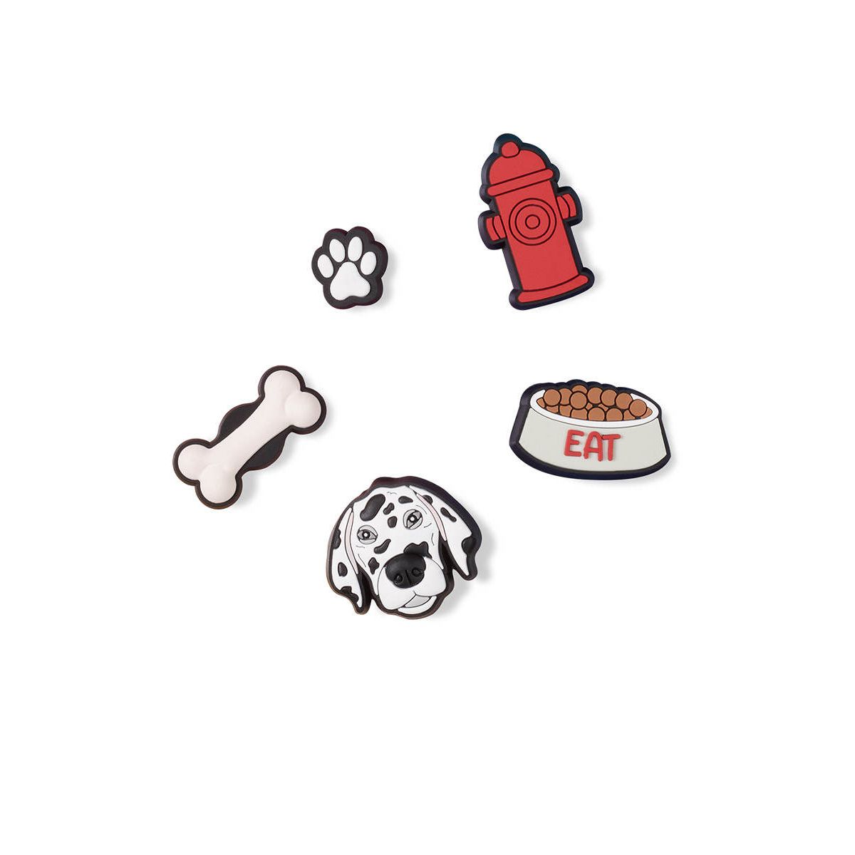 CROCS Jibbitz Who Let The Dogs Out 5-Pack Shoes Charm - Supersports Thailand