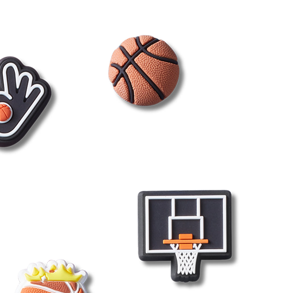 CROCS Jibbitz Basketball Team 5-Pack Shoes Charm - Supersports Thailand Supersports Thailand