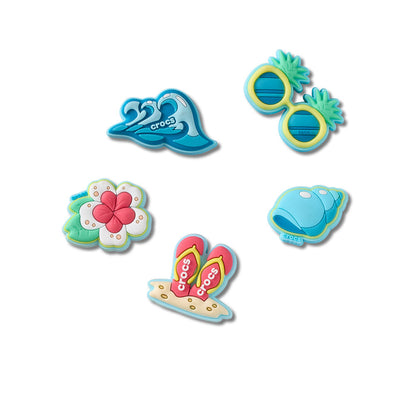 CROCS Jibbitz Beach Time 5-Pack Shoes Charm - Supersports Thailand