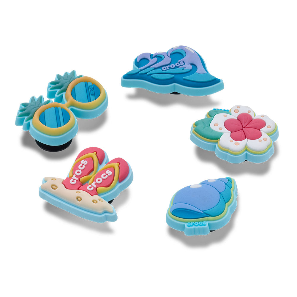 CROCS Jibbitz Beach Time 5-Pack Shoes Charm - Supersports Thailand Supersports Thailand