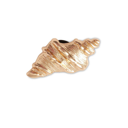 CROCS Jibbitz Gold Sea Shell Shoes Charm - Supersports Thailand