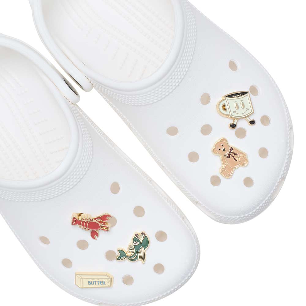 CROCS Jibbitz Heritage Enamel 5 Pack Shoes Charm Supersports Thailand