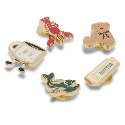 CROCS Jibbitz Heritage Enamel 5 Pack Shoes Charm