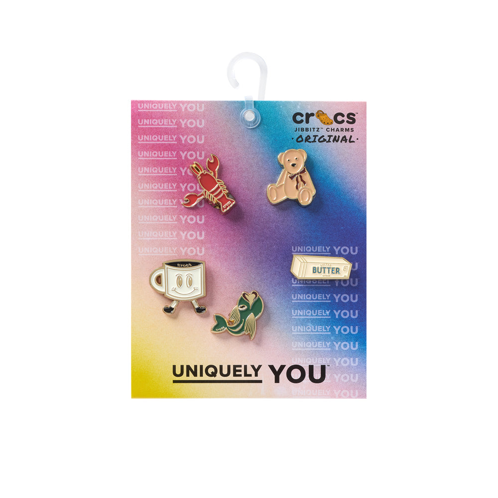CROCS Jibbitz Heritage Enamel 5 Pack Shoes Charm Supersports Thailand